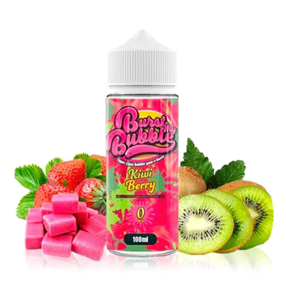 Kiwi Berry Bubblegum (shortfill) - Burst My Bubble