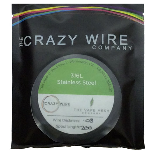 316L SS Superfine tråd 0.16mm (200m)