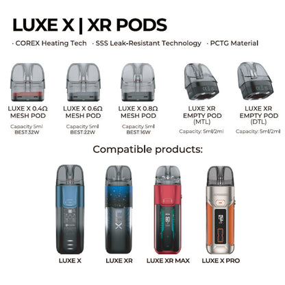 Pod 2st m/coil Luxe X/XR/XR Max