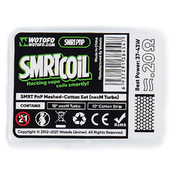 Wotofo SMRT PnP Meshed-Cotton Set