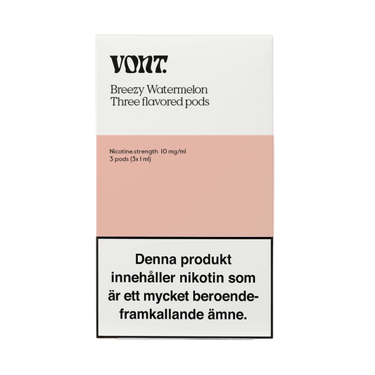 Vont Pod 3-pack 10mg (Breezy Watermelon)