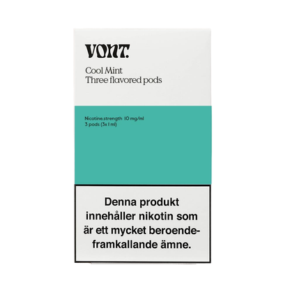 Vont Pod 3-pack 10mg (Cool Mint)